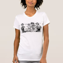 Gibson Girls at the Beach T-shirt