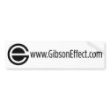 GibsonEffect Bumper Sticker bumper stickers by lindsaye GibsonEffect Bumper Sticker bumper stickers