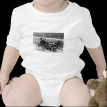 Giddy up, Billy! (Black & White) t-shirts