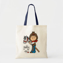 Giddy Up Cowboy Tshirts and Gifts Canvas Bag