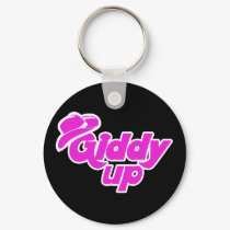 Giddy up Cowgirl keychains by BoogieMonst Giddy up Cowgirl keychains