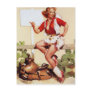 Giddy Up Pin-Up Postcard