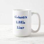 Gideon's Little Liar. mugs