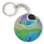 gif_0_Z-10 TROPICAL BLUE FISH cartoon vectors Key Chains