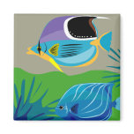 gif_0_Z-10 TROPICAL BLUE FISH cartoon vectors Magnets