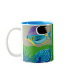 gif_0_Z-10 TROPICAL BLUE FISH cartoon vectors Coffee Mugs