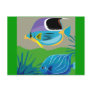 gif_0_Z-10 TROPICAL BLUE FISH cartoon vectors Postcards