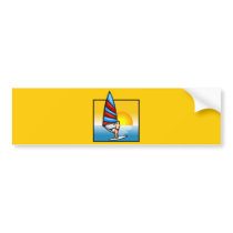 gif_3_sea.gif Colourful WindSurfer water sports Bumper Sticker