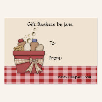 Gift Basket Tag Business Card business cards