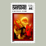 Gift bearing Santa Claus
