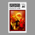 Gift bearing Santa Claus