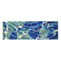 Gift Book Blue Batik Marble Bookmark Business Cards