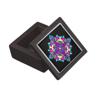 Gift Box with Traditional Rangoli Pattern