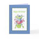 Gift Boxes Birthday Card