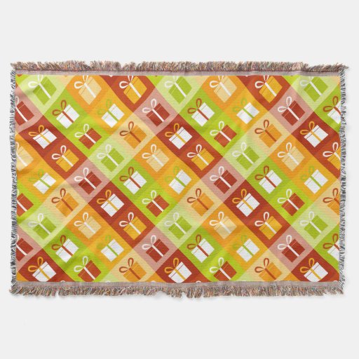 gift boxes throw blanket Zazzle