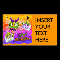 Gift Card, Business Card, Tag  - HALLOWEEN BOOGEYM business cards