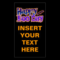 Gift Card, Business Card, Tags - HAPPY BOO DAY - H business cards