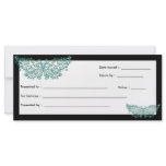 Gift Certificate :: Beautiful Turquoise Butterfly Custom Rack Card