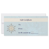 Gift Certificate-Christmas-Business Rack Card rack cards by forbes1954 Gift Certificate-Christmas-Business Rack Card rack cards