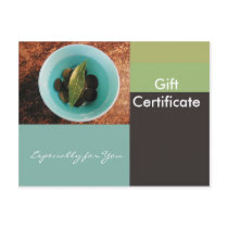 Gift Certificate Template-Flat-Geometric Bowl Postcards
