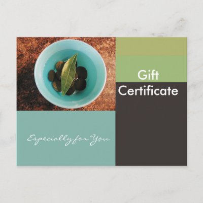 Gift Certificate Template on Gift Certificate Template Flat Geometric Bowl Postcards From Zazzle