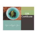 Gift Certificate Template-Flat-Geometric Bowl postcards by gbdesignworks Gift Certificate Template-Flat-Geometric Bowl postcards