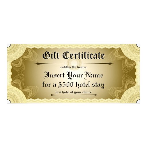 Personal Gift Card Template - gift certificate template personalized rack card zazzle Personal Gift Card Template - gift certificate template personalized rack card zazzle