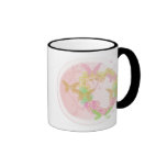 Gift Cup or Mug with Flowers & Butterflies