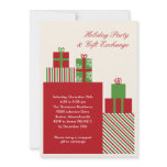Gift Exchange Holiday Party Invitation
