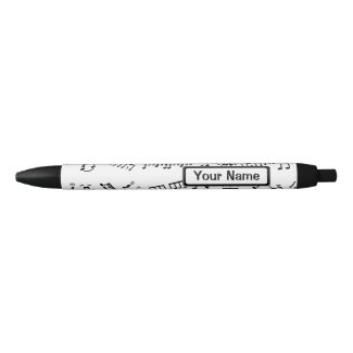 Gift for Drum Teacher Personalized Pen Drum Notes