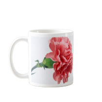 Gift for Her - carnation in a mug by zoidesign Gift for Her - carnation in a mug