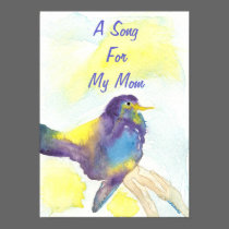 Gift for Mom, Bird Art Print posters