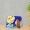 Gift for the Moon Notecard by artbymar Gift for the Moon Notecard