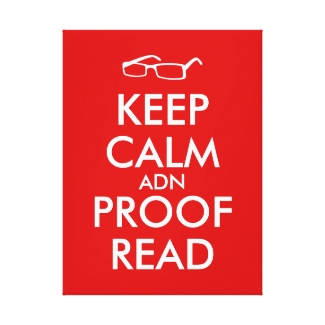 Gift for Writers Keep Calm and Proofread