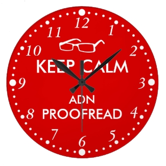 Gift for Writers Keep Calm and Proofread