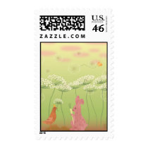 Gift From Queen Anne's Lace Illustration Stamp