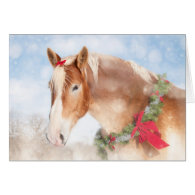 Gift Horse Christmas Card