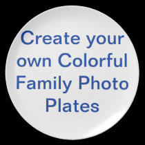 Gift Idea- Personalized 10" Family Photo Plates