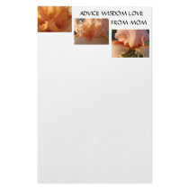 GIFT MOMS Advice Wisdom Love from MOM Stationery by Basleeartprintgifts GIFT MOMS Advice Wisdom Love from MOM Stationery
