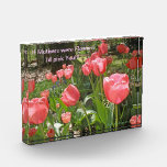 Gift Plaque for Mom-  Acrylic Photo Block awards