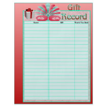 Gift Register Pages For Wedding Album Flyers
