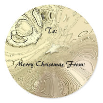 Gift Sticker - Merry Christmas from: Strike Gold by dizzypixels Gift Sticker - Merry Christmas from: Strike Gold