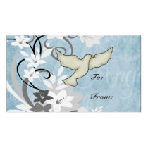 Gift Tag-Angel Dove business cards