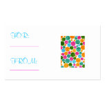 Gift Tag Big Dots - Customized Business Card Templates