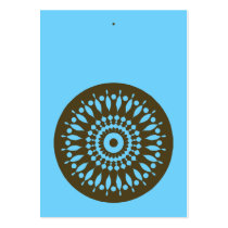 Gift Tag - Blue & Brown business cards