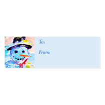 Gift tag business cards