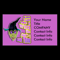 Gift Tag, Card, Business Card - HALLOWEEN WITCH business cards