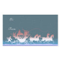 GIFT TAG MERRY CHRISTMAS COACH by SHARON SHARPE business cards by sharonsharpe GIFT TAG MERRY CHRISTMAS COACH by SHARON SHARPE business cards