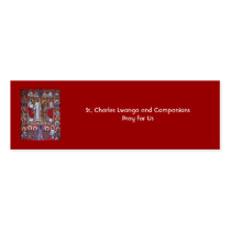 Gift Tag: St. Charles Lwanga Business Cards