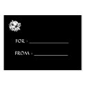 Gift Tag White Flowers - Customized business cards by myhome71 Gift Tag White Flowers - Customized business cards